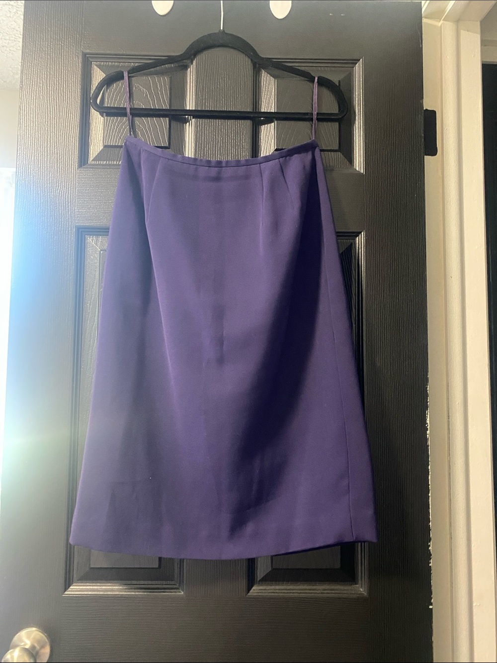 Valerie Stevens Vintage Purple A-Line Skirt